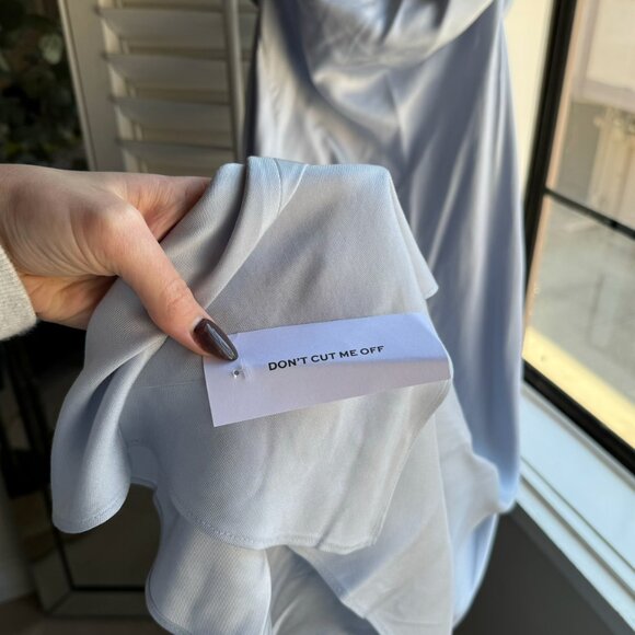 Bec & Bridge Adore Halter Maxi Dress in Dusty Blue - Picture 9 of 9